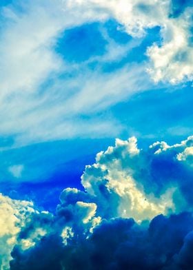 Stormy Cumulus Clouds