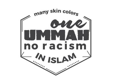 no racism in islam