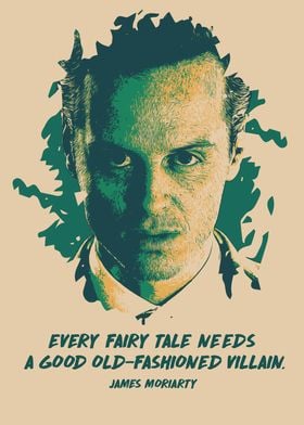 James Moriarty Quote Art