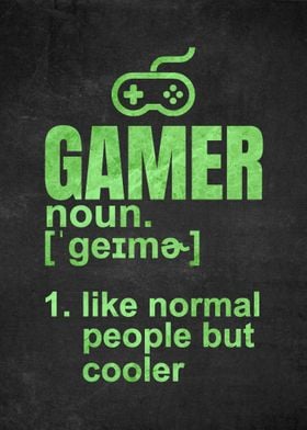 Gamer Funny Definition