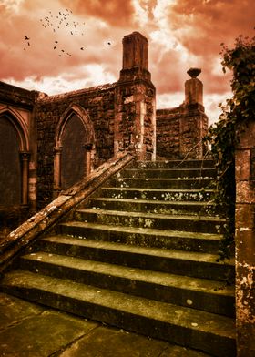 Gothic stairway