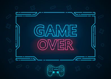 Game Over Neon