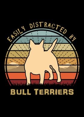 Distracted Bull Terriers