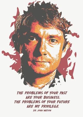 Dr John Watson Quote Art