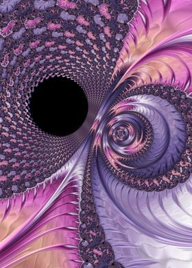 Pastel Spiral Fractal