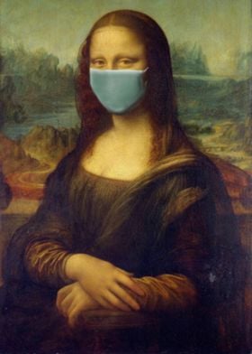 Mona Lisa Coronavirus Mask
