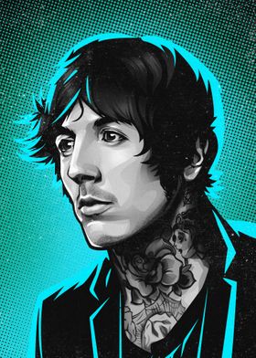 Oliver Sykes in Vector Art