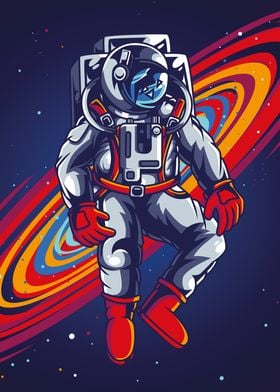 Astronaut Lost In Space