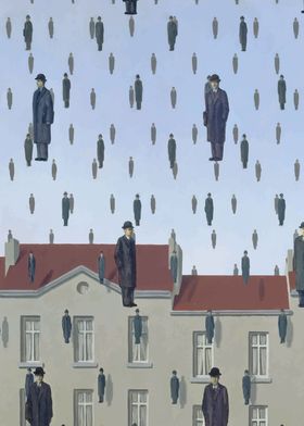 Rene Magritte Golnconda