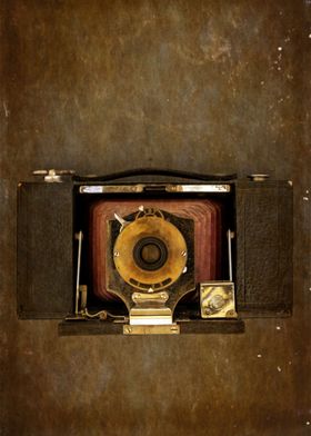 Vintage folding camera 