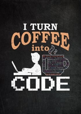 Coder Coffee Funny Gift