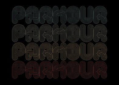 Retro Vintage Parkour 