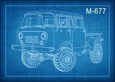 Jeep FC M677 Blueprint