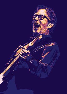 Eric Clapton Popart 3