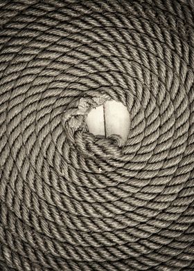 Coiled rope