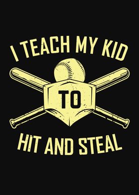 Funny Baseball Dad Design