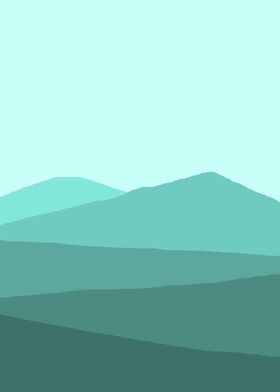 FLAT LANDSCAPE MOUNTAIN