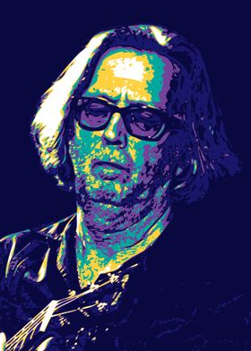 Eric Clapton Popart 10