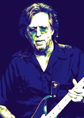 Eric Clapton Popart 9