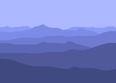 FLAT LANDSCAPE MOUNTAIN