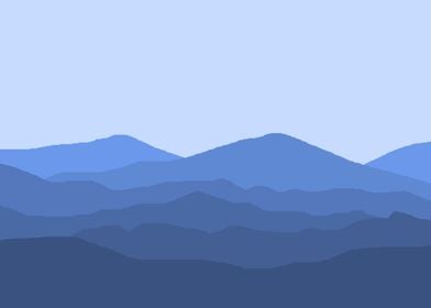 FLAT LANDSCAPE MOUNTAIN