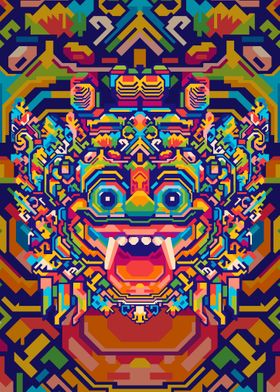 BARONG HEAD POP ART