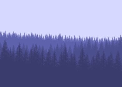 FLAT LANDSCAPE FOREST