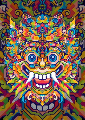 BARONG HEAD POP ART