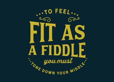 tone down your middle