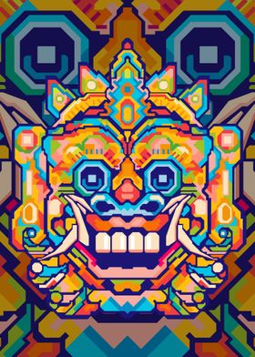 BARONG HEAD POP ART