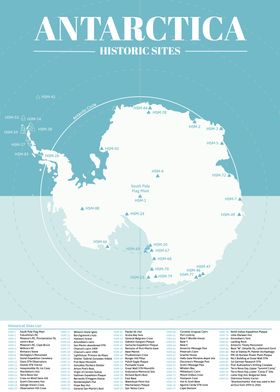 Antarctica Historical Map