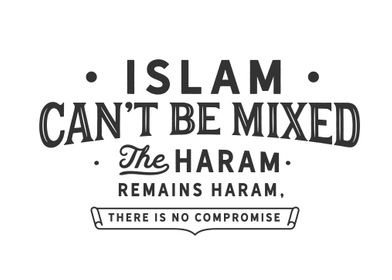 islam cant be mixed 