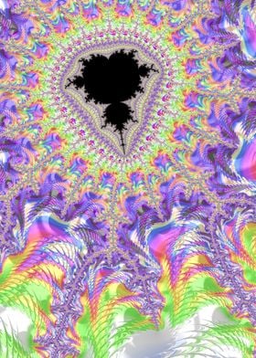 Neon Mandelbrot Fractal