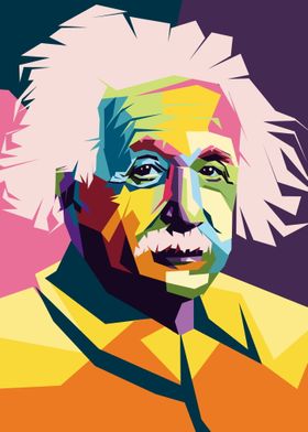 Albert Einstein Pop art