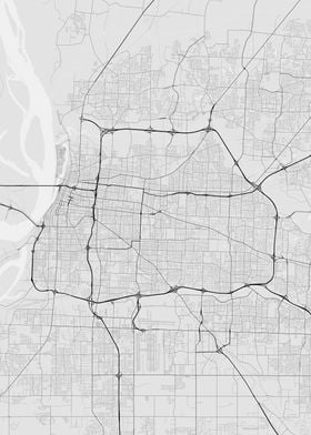 Memphis USA Map