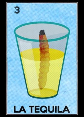 La Tequila Loteria Card