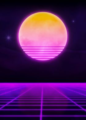 The abstract retro wave 