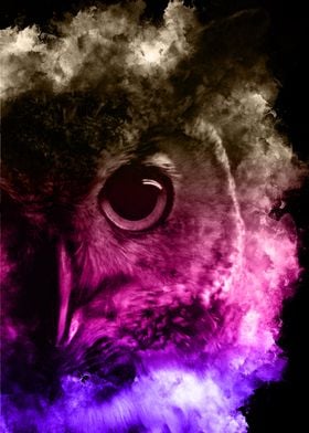 Owl Art Poster