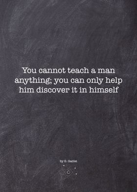 Teach a Man