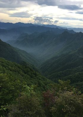 Valley in the mountains