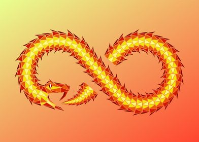 Infinity Snake Low Poly