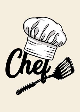 Chef Hat and Spatula Icon