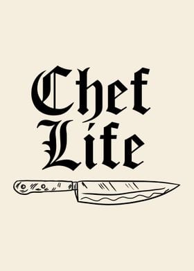 Chef Life Kitchen Knife