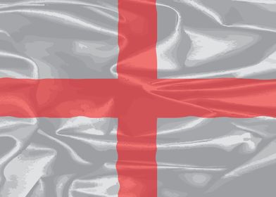 Silk Flag of England