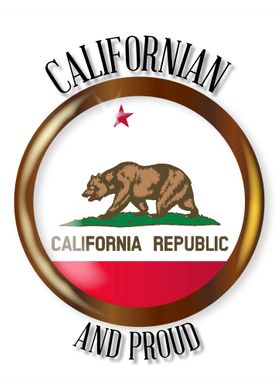 California Proud Flag 