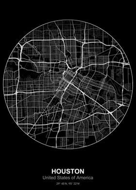 houston circle map 