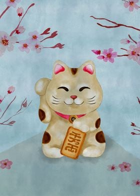 Maneki neko cat