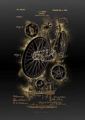 bicycle 2 patent black