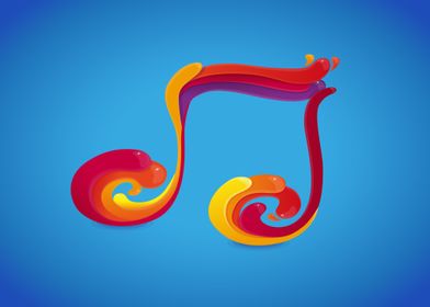 Liquid Music Symbol