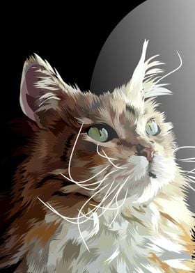 vector cat